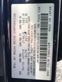 2016 Mazda Mazda3 Hatchback