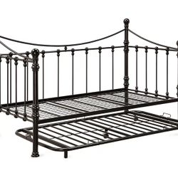 Twin Bed frame Metal With Mattress 