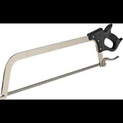 Vintage Butcher Meat Saw With Extra Brand New Blades