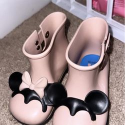 Minnie & Mickey Mouse Rain Boots