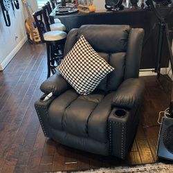 2 Leather Recliners Less Than A Year Old 