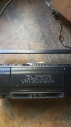 Old school stereo/tape player (3d system 5 speaker dynamic sound)