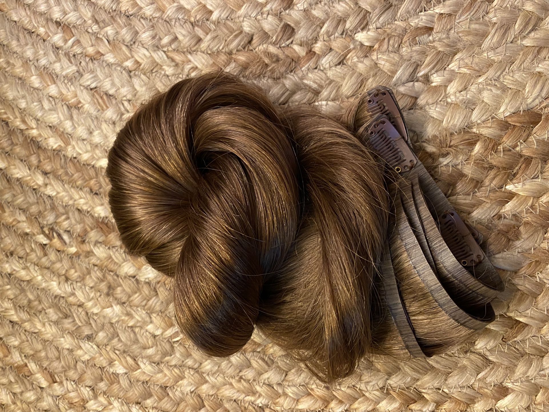 NEW Bellami Silk Seam Hair Extensions 24” Chestnut Brown