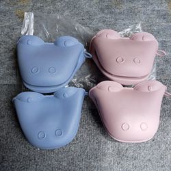 4pcs Hippo Silicone Hand Grill/Kitchen Gloves