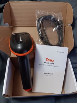 Tera Wireless 1D Laser Barcode Scanner