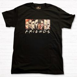 Men’s Horror Movie Friends Crew Neck Shirt