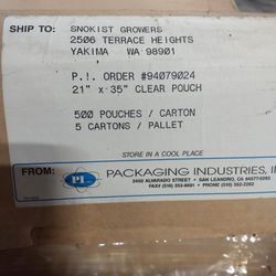 Clear Shipping Bags,Heat Sealable
