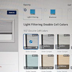 Double cell fabric shades