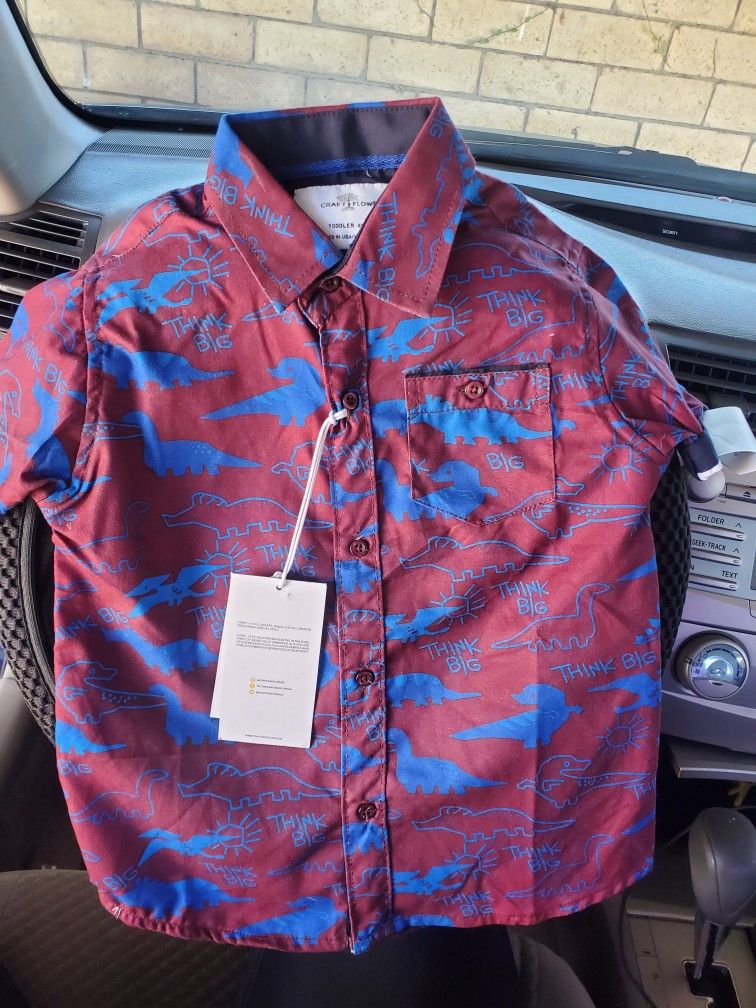 New Button Shirt Size 4t