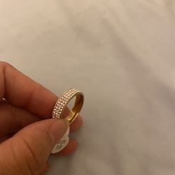 Stainless Steel Wedding Band Size 10