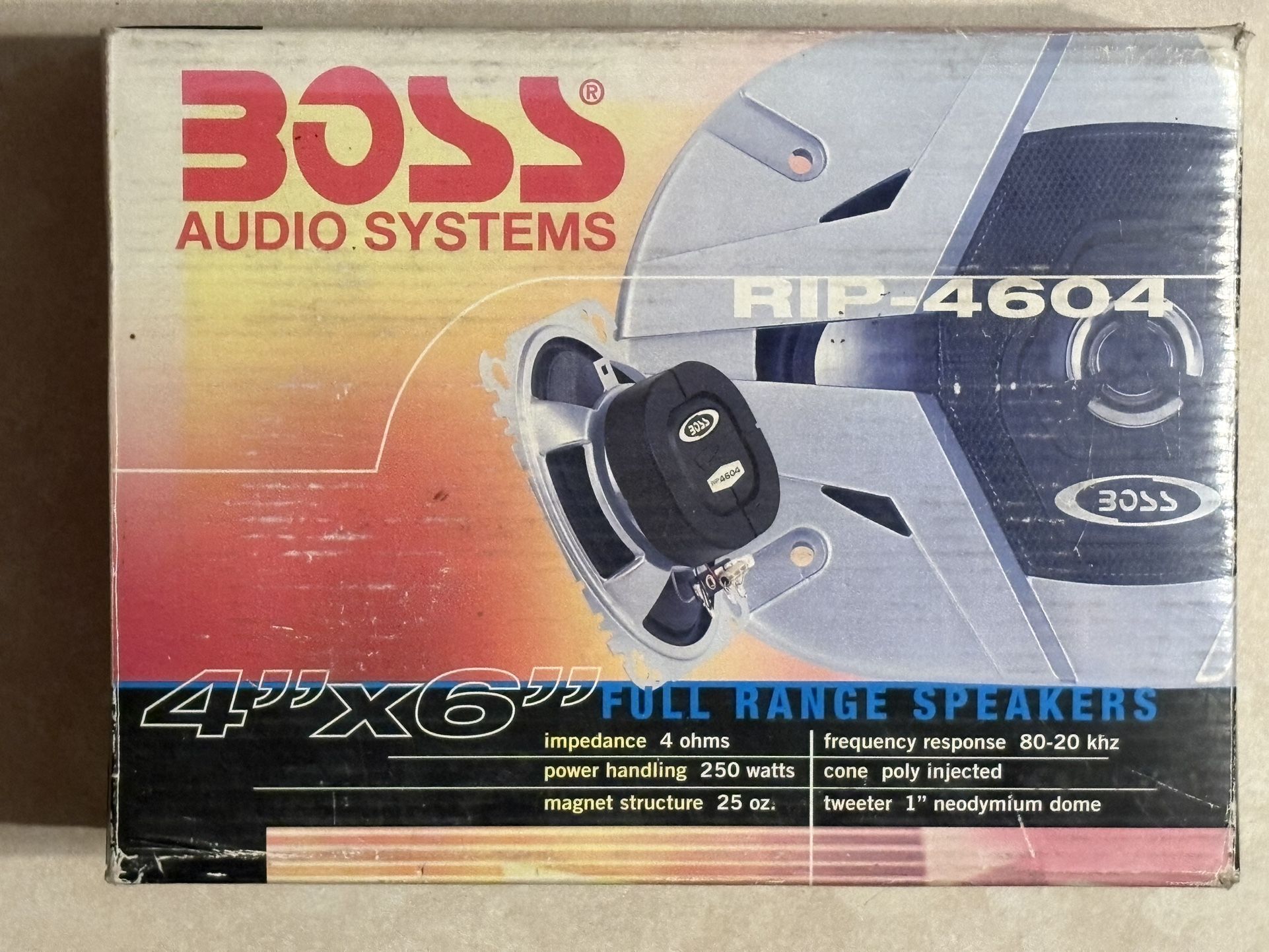 Old School Boss Brand Car Speakers 4x6