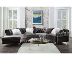 Couch Velvet Sectional