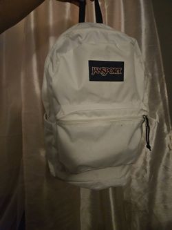 JanSport White Backpack