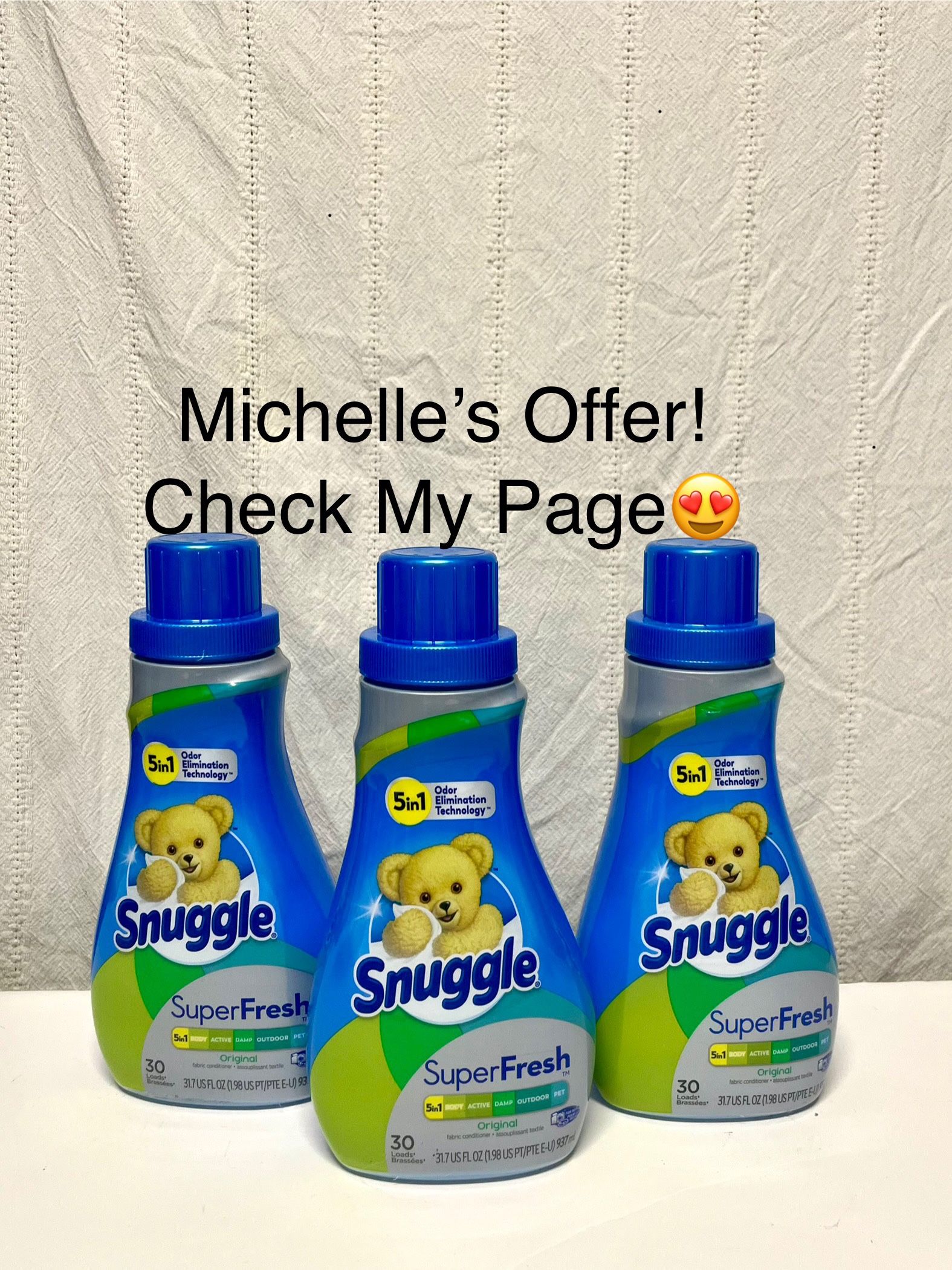 Snuggle Superfresh Fabric Softener Set