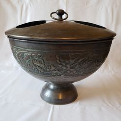 Large Vintage Brass Wine Chiller


