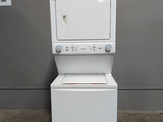 Frigidaire 3.9 cu. ft. Washer and 5.5 cu. ft. Electric Dryer Combo with Quick Wash, Dry Cycle and MaxFill Wash Cycle (FLCE7522AW-D-2443)