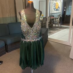 Vestido Corto De Gala Talla 24