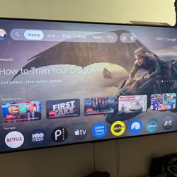 TCL 65 inch Q7 QLED 4K Google TV