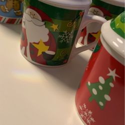 Christmas Mugs With Lids
