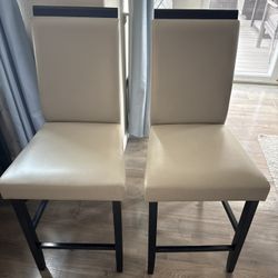 Two Strong Solid Stable Chairs 