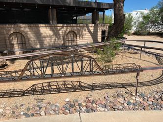 G scale train track