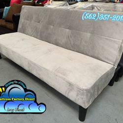 Grey Futon Couch Sofa New Convertible Bed Nuevo 