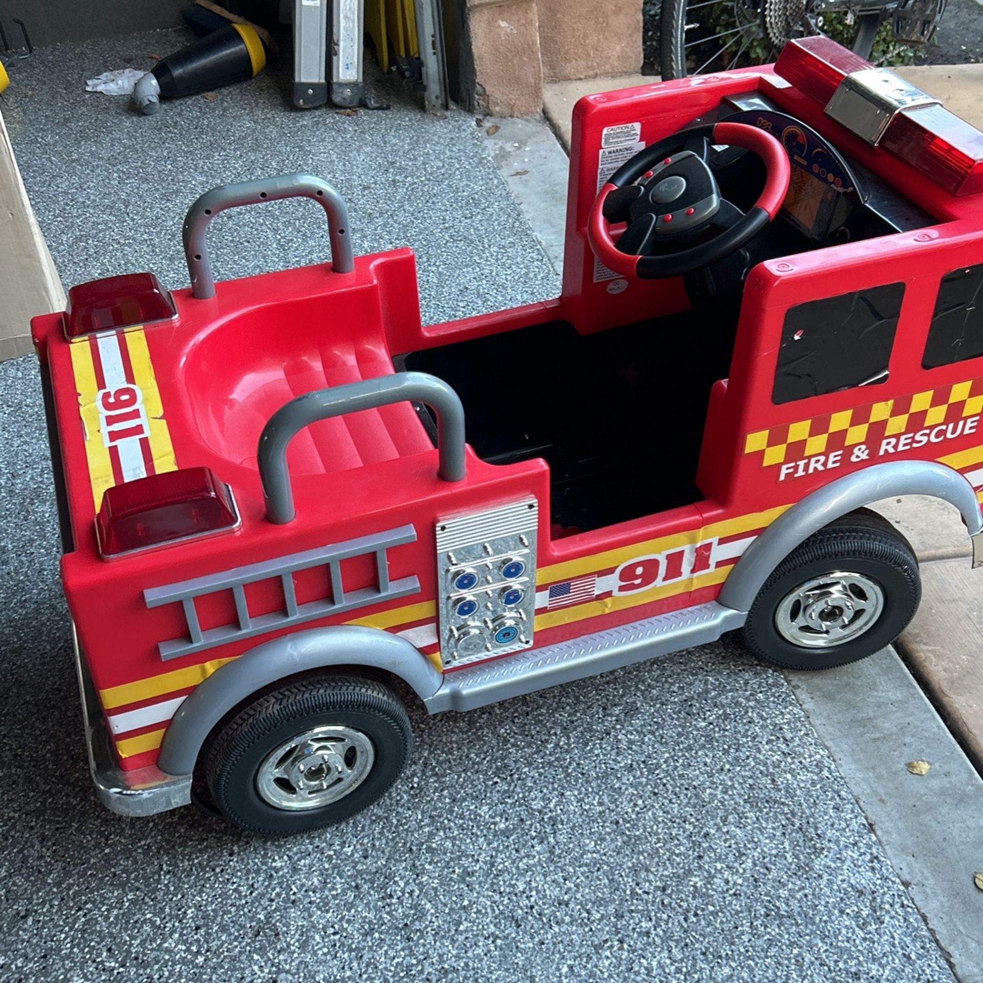 Kids 24v Fire Truck