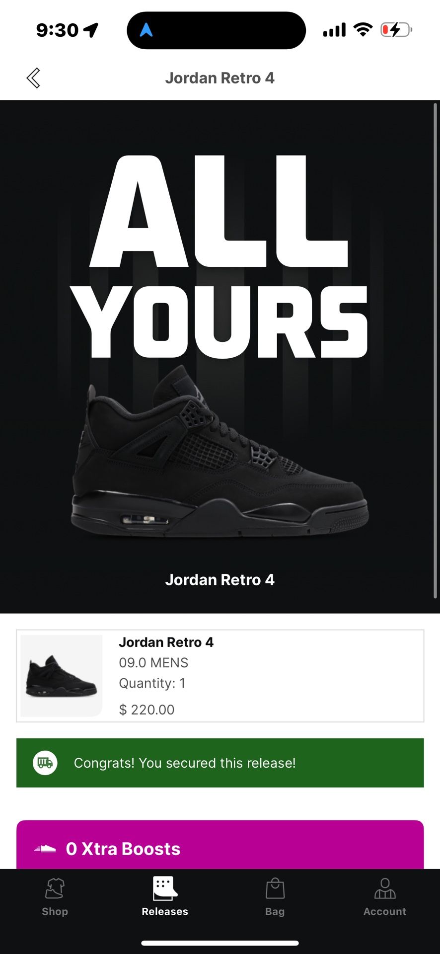 Jordan 4s Black Cats 
