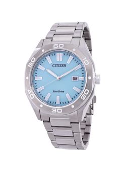 CITIZEN Blue Glow Night BM7631-87M Eco-Drive Men Watch TIFFANY BLUE (new with box)