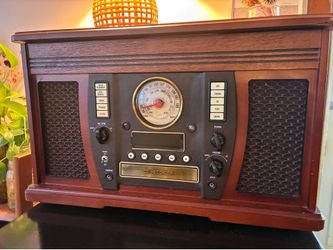 Record Player, Radio, CD Player, and Cassette Player by Crossley