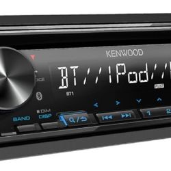 Kenwood  KDC-BT282U
CD Receiver, Bluetooth, Front USB and AUX, Blue Illumination, (1)2.5V RCA Preouts, Remote APP ready