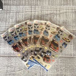 NASCAR Hot wheels birthday party Prize School Reward Car stickers