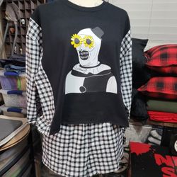 Upcycled Oversized Cropped Pajamas