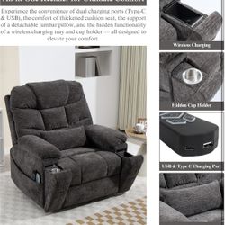 I HAVE THIS BRAND NEW LARGE RECLINER 