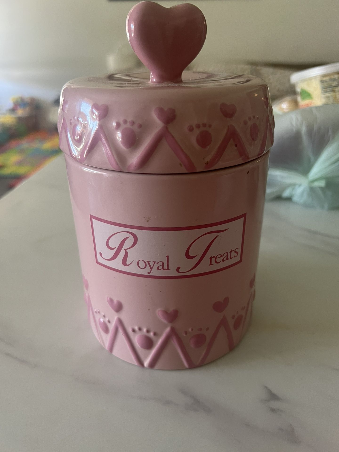 Dog Treat Glass Container