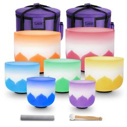 Leize Singing Bowls - Size: Set of 7, 6-12", A-G Note, 432 hz #1759F Y