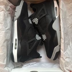 Jordan 4 Black Canvas