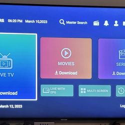 all channels ,ppv , sports .and adult   20$ per month .. firestick, roku , smart tv.