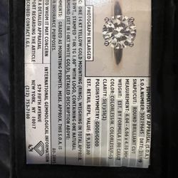 Stunning 1.00 ct Round Brilliant Diamond Engagement Ring – F/G Color, SI1/SI2 Clarity 