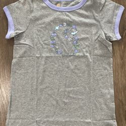 Carhartt Girls' Short Sleeve Ringer Tee T-Shirt Size Large New