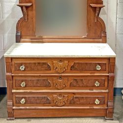 Antique Make Up Vanity..With Mirror..84 By 35