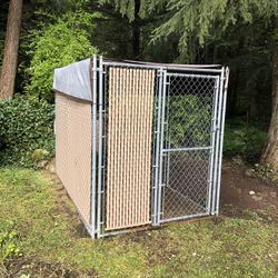 Chain Link Panel Dog Kennel  PENDING 