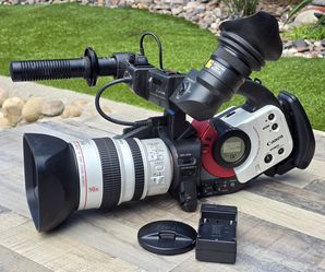 Canon DM-XL1A 3CCD 16x Digital Video Professional Camcorder Camera w/ Battery & Charger - WORKS