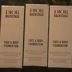 Dior Foundation 3 Different Colors 
