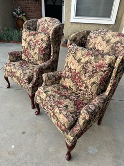 Vintage floral chairs