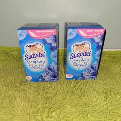 2 Box 185 Dryer Sheets Suavitel