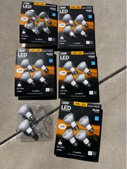 R20 flood LED dimmable bulbs, 7.3 W
