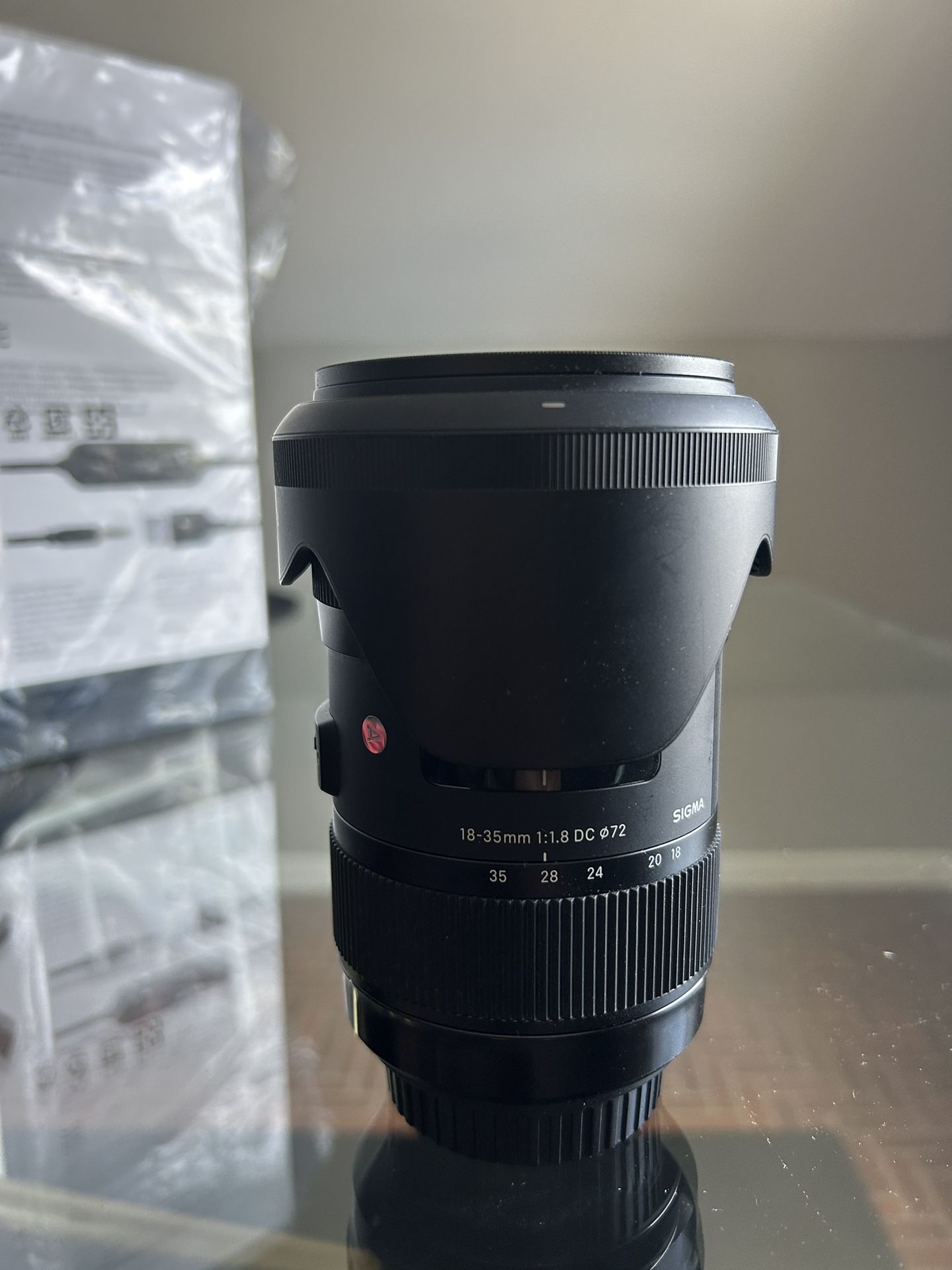 Sigma Lens 18 - 35 Mm