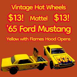 Vintage Hot Wheels 65 Ford Mustang
