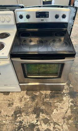 Maytag Electric Range Stainless Steel Convection